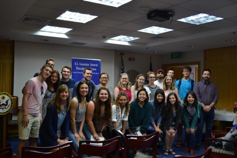 ACT welcomes professor Carlene Hempel and Journalism students from Northeastern University