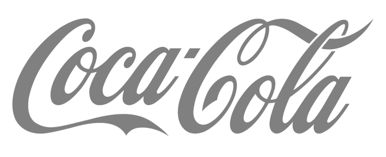 coca cola company logo white