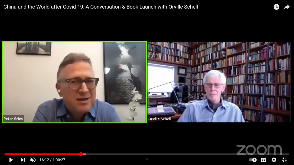 Orville Schell webinar 2