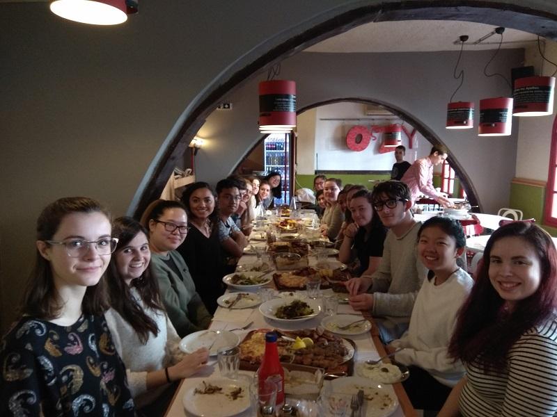 Welcome Lunch at Ouzo Melathron