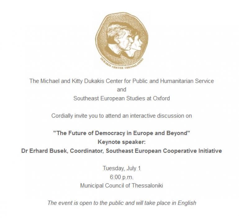 The Future of Democracy in Europe and Beyond