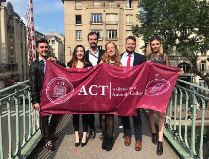 L to R: Lazaros Siantsis-Oikonomidis, Karina Iskandarova, Gordan Jordanov, Sylvia Aragici,  Drew Schmidt, Faber Lynagh