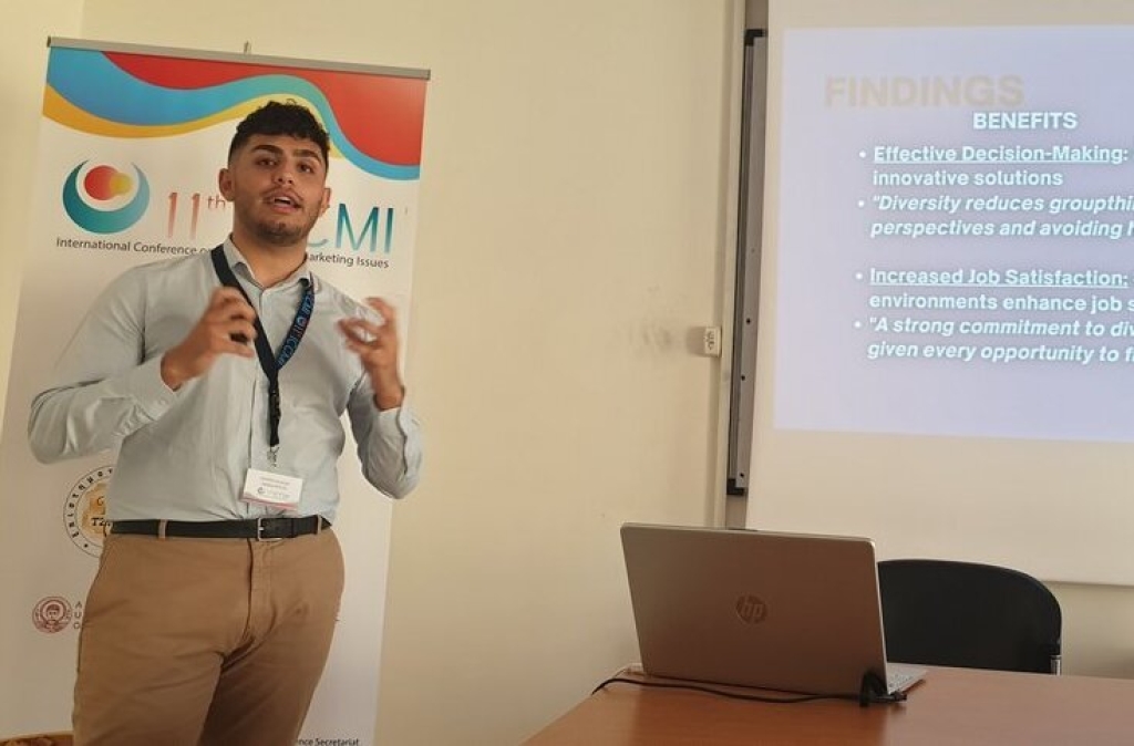 ACT Student Manos Konstandaras at the 11th International Conference on Contemporary Marketing Issues (ICCMI)