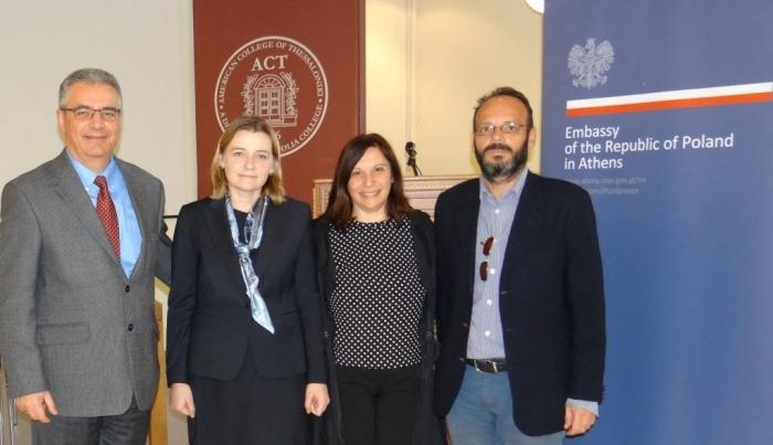 The Ambassador of the Republic of Poland to Greece visits ACT