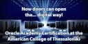 Now doors can open the digital way: Oracle Academy Certification at ACT!