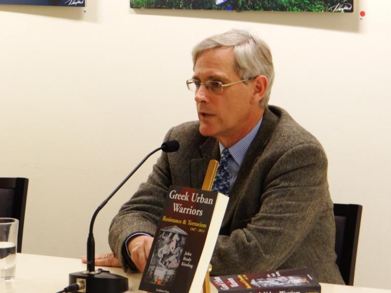 Dukakis Center hosts author and diplomat Brady Kiesling