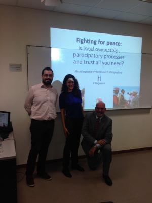 Dukakis Center hosts peace builder Kallissa Apostolidou