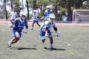 The Greece Men's National Lacrosse Team practice at Anatolia College