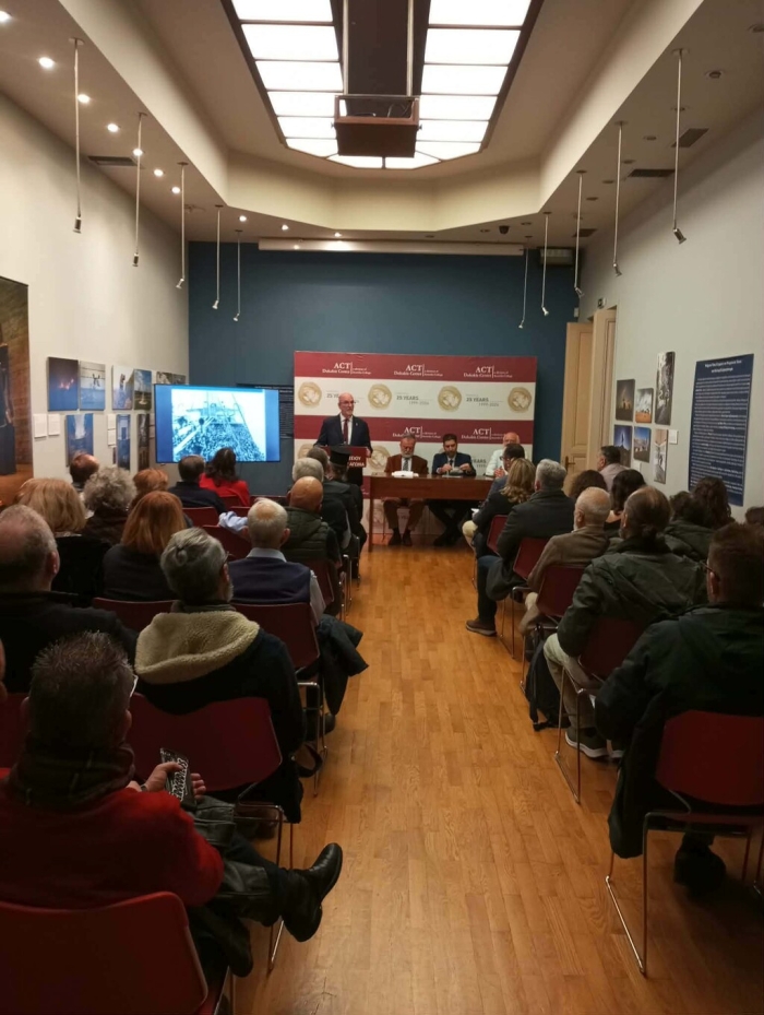 Dukakis Center hosts book presentation on the Greek image of the United States