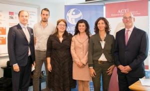 from left to right: Epaminondas Farmakis, Stefanos Loukopoulos, Olga Daskali, Anna Damaskou, Amalia Zepou, David Wisner
