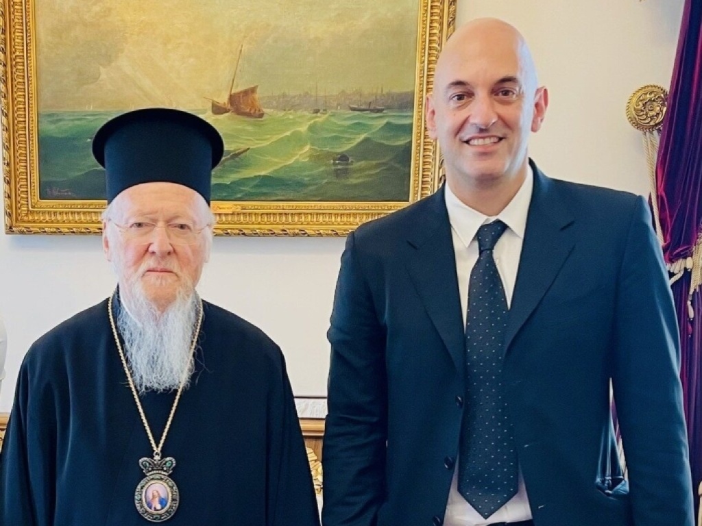 ACT Professor Dr. Nikolaos Dimitriadis meets with His All-Holiness Ecumenical Patriarch Bartholomew